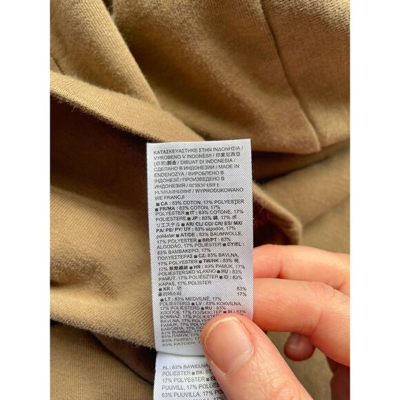 Women's Gap Fit Brown Pullover Lightweight Hoodie Size XS - Picture 4 of 4